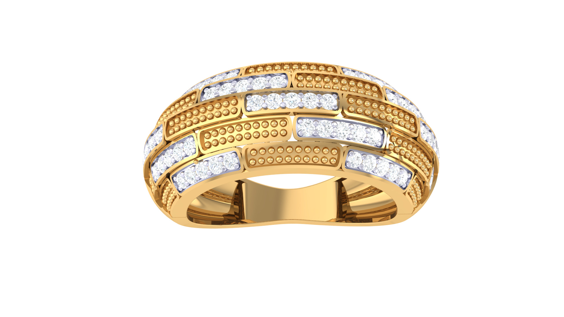 Women Ring Render 3dm STL OBJ FBX Details 3D print model_3