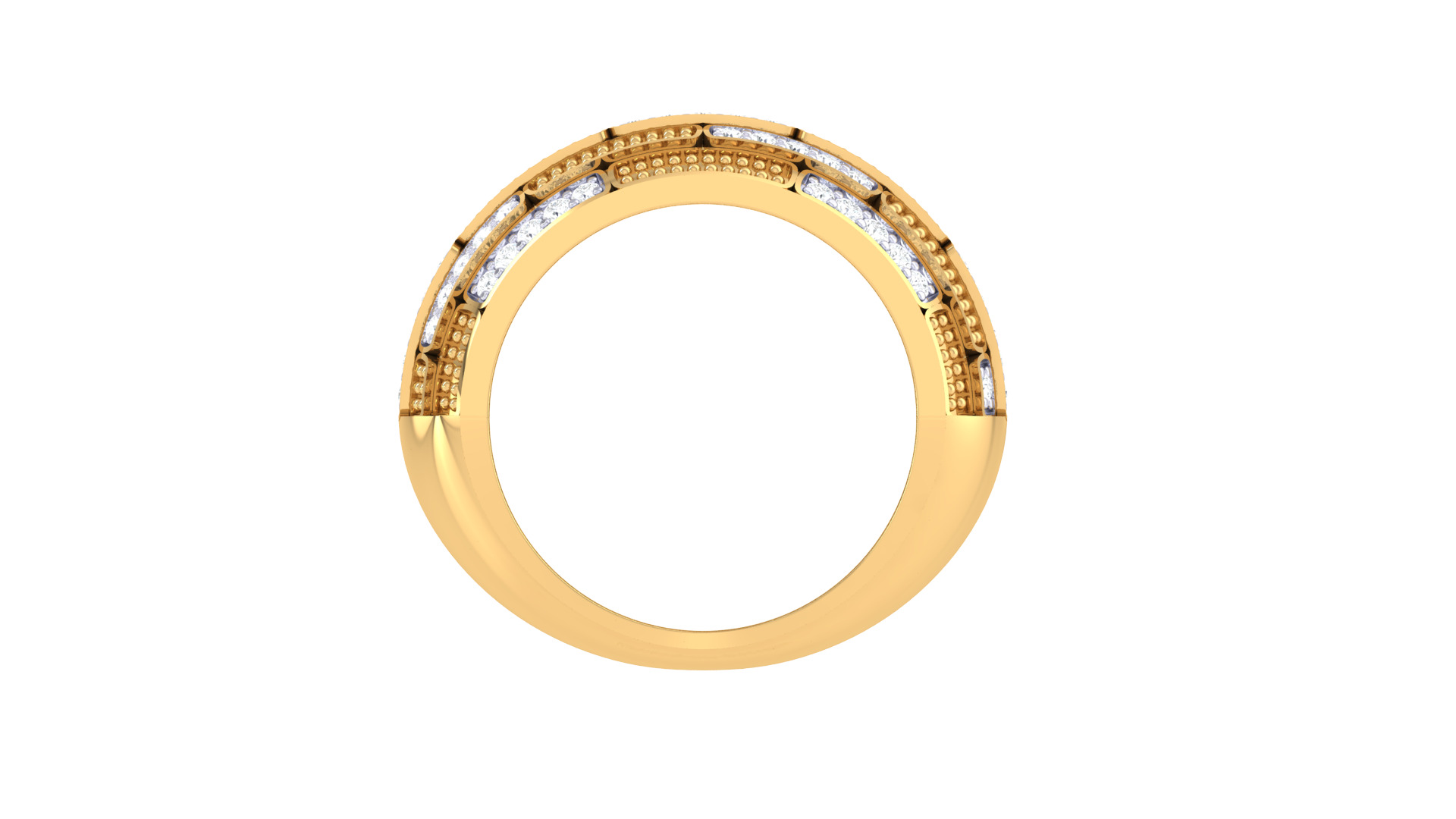 Women Ring Render 3dm STL OBJ FBX Details 3D print model_4