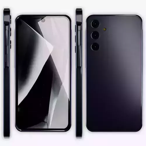 Samsung A35 3D Model - High-Quality Clean Topology 3D model