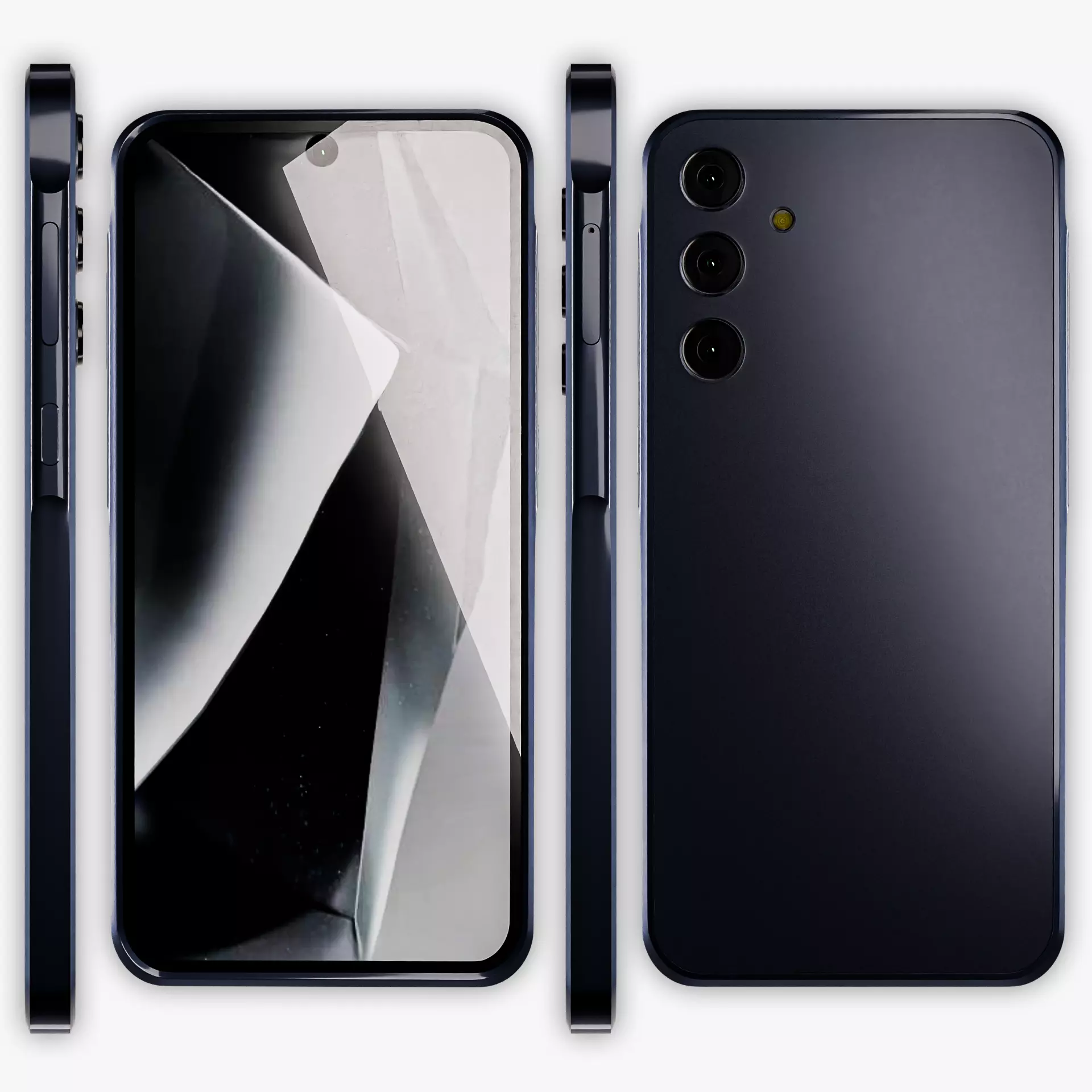 Samsung A35 3D Model - High-Quality Clean Topology 3D model_0