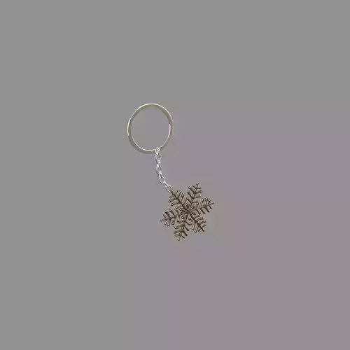  ice-star keychain bronz 3D model