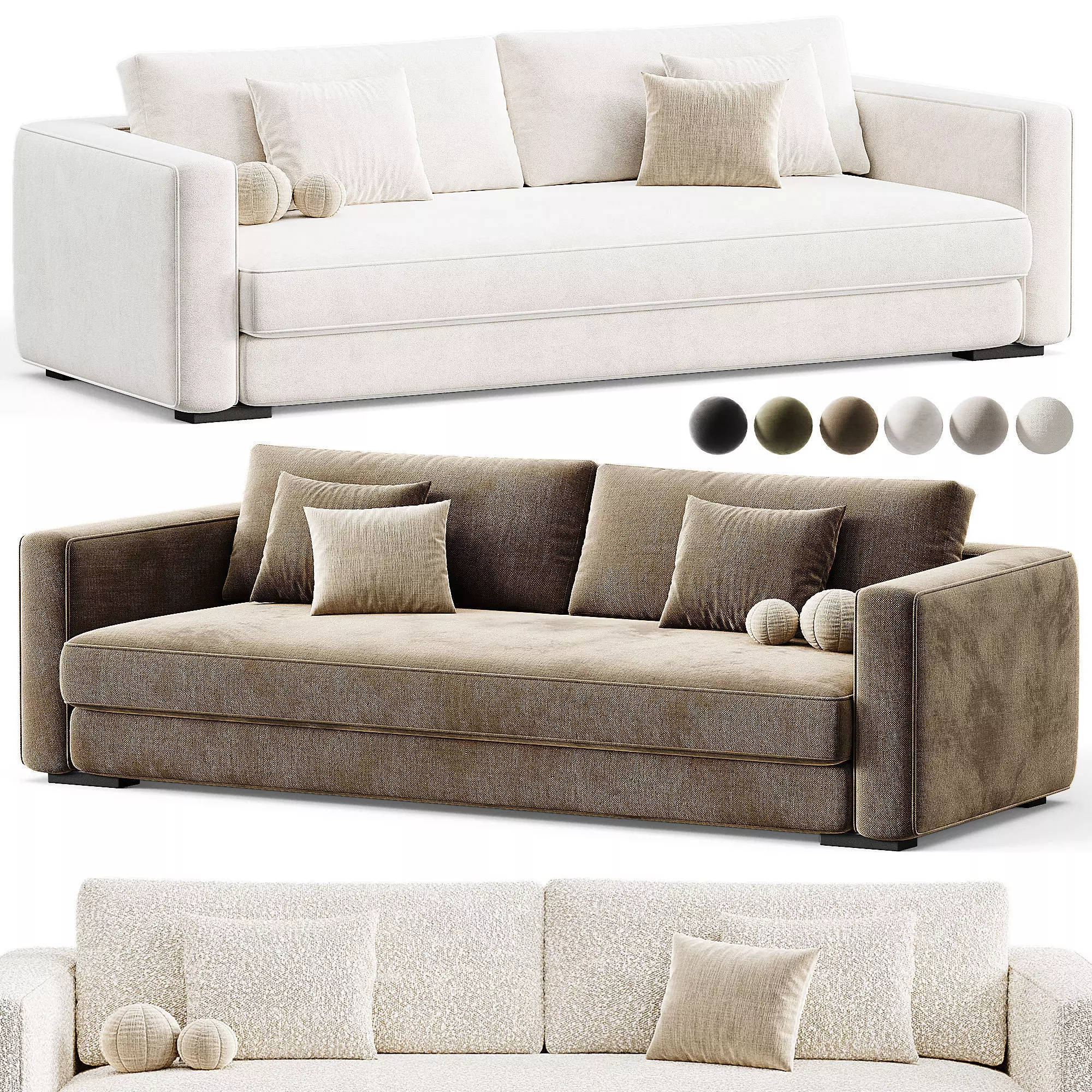 Praddy GLENN ML360 sofa 3D model_0