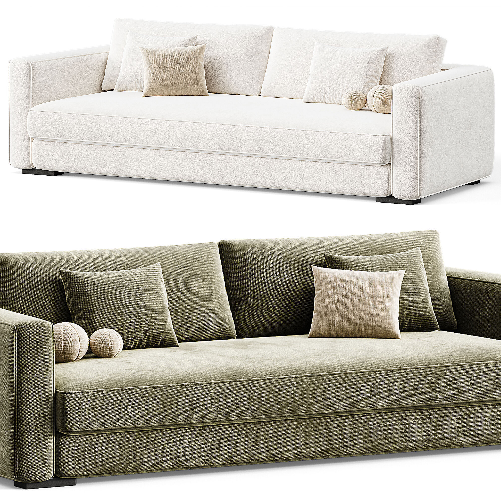 Praddy GLENN ML360 sofa 3D model_3