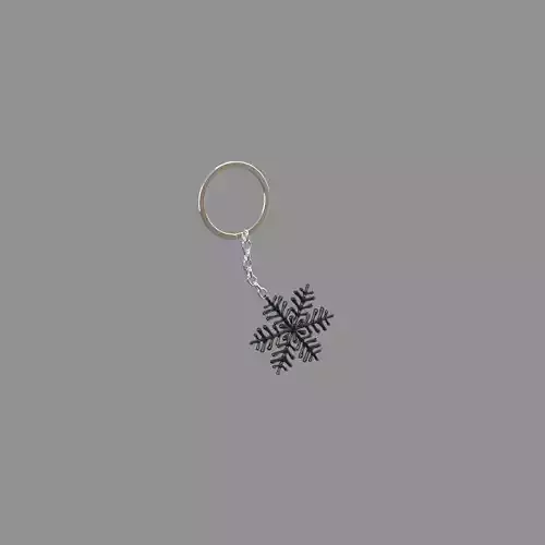  ice-star keychain glass