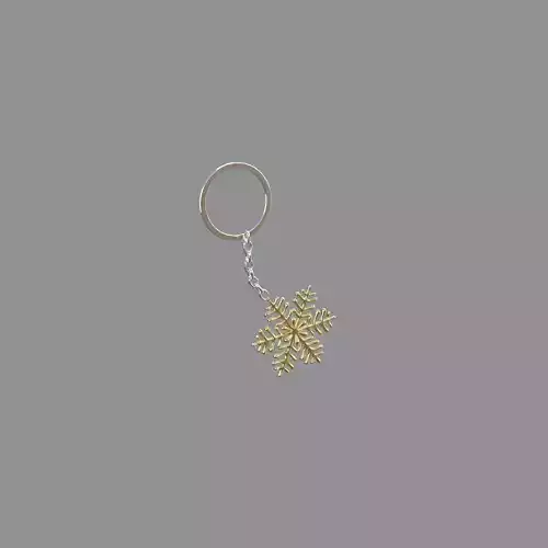  ice-star keychain golden