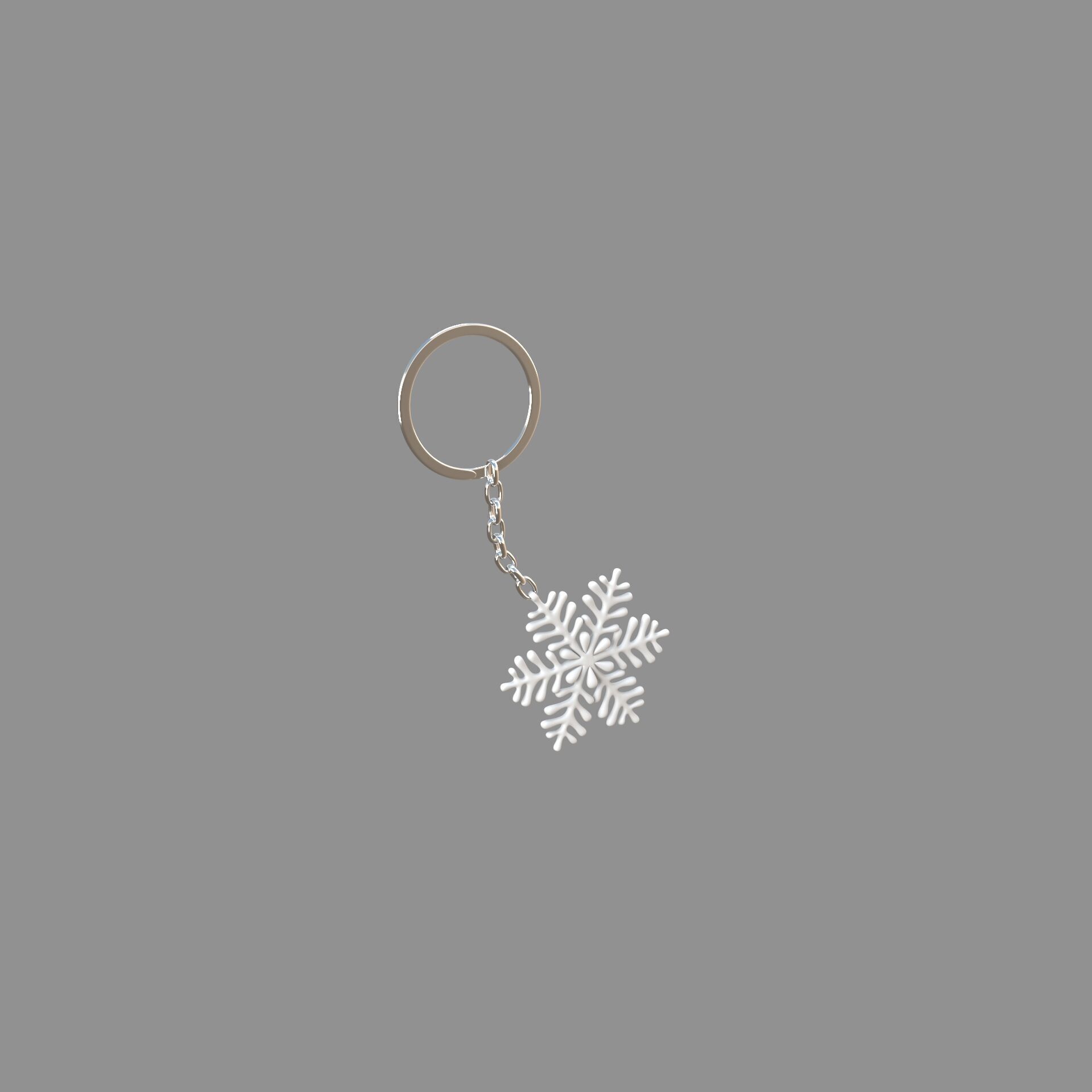 ice-star keychain collection 3D model_7