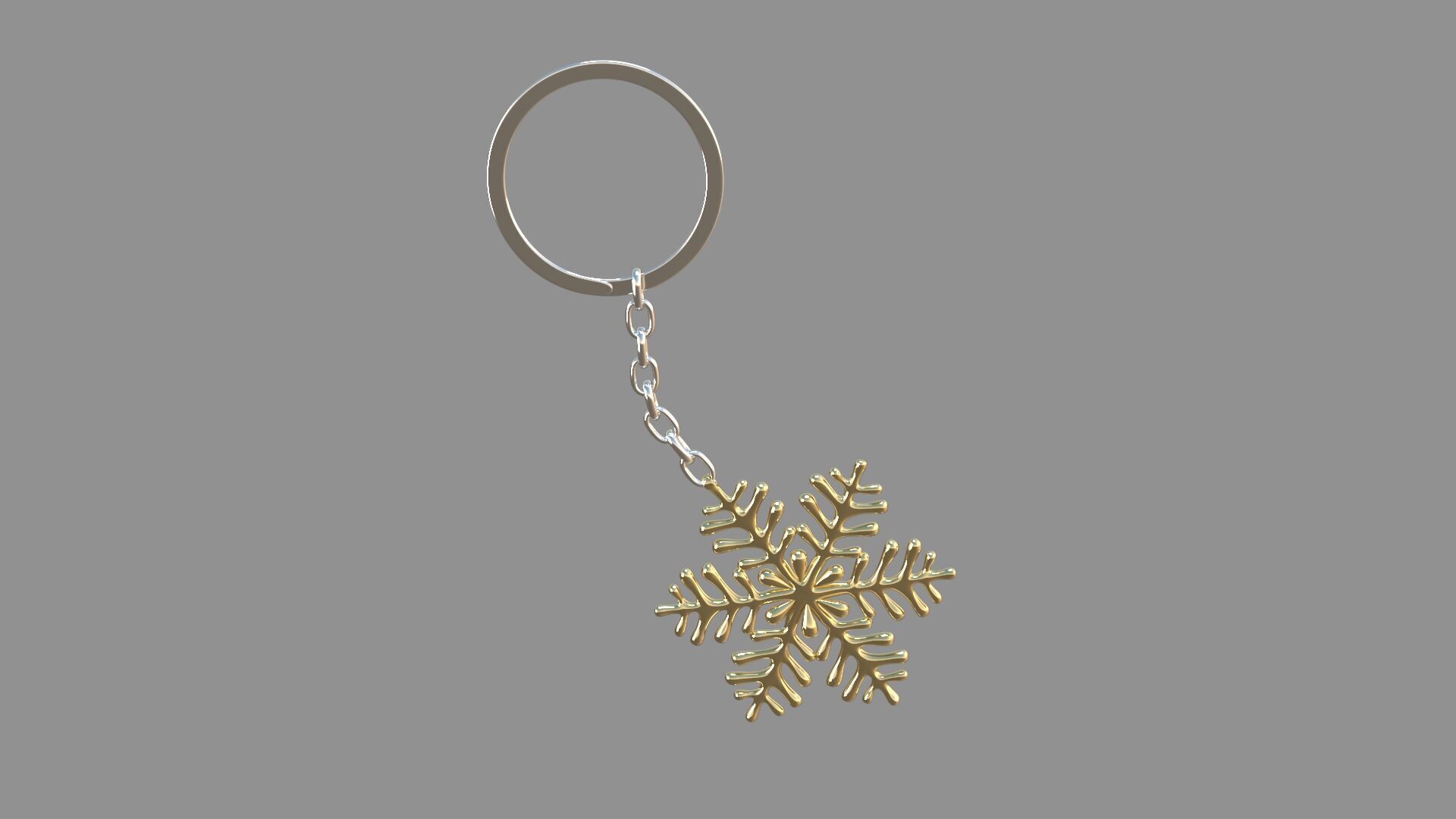 ice-star keychain collection 3D model_27