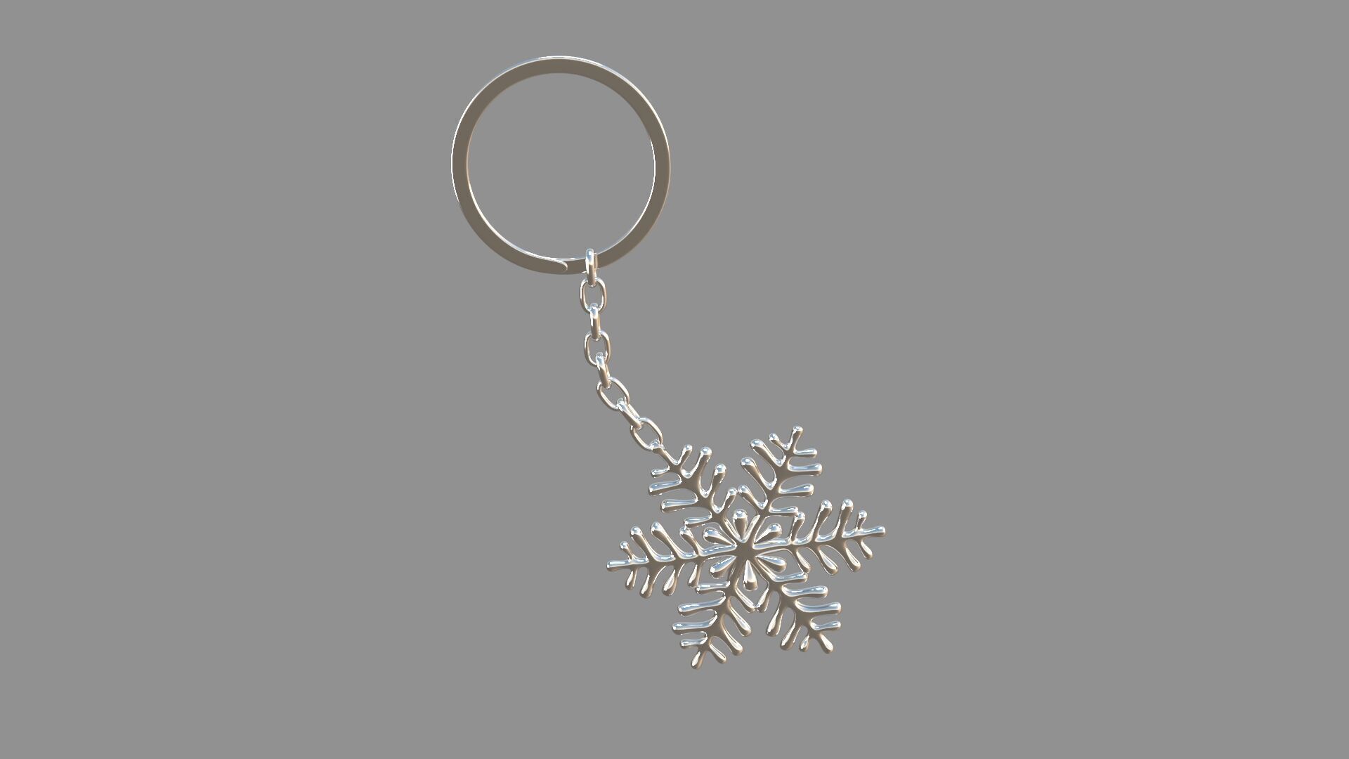 ice-star keychain collection 3D model_14