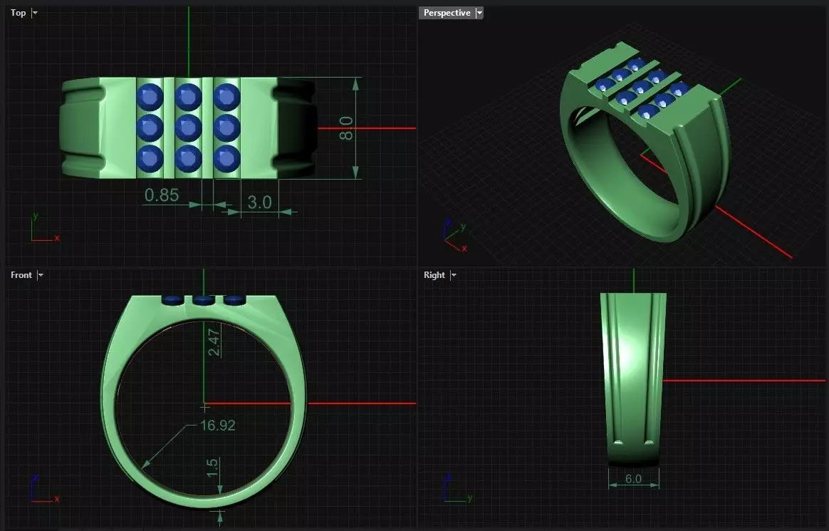 Band-channel 3D print model