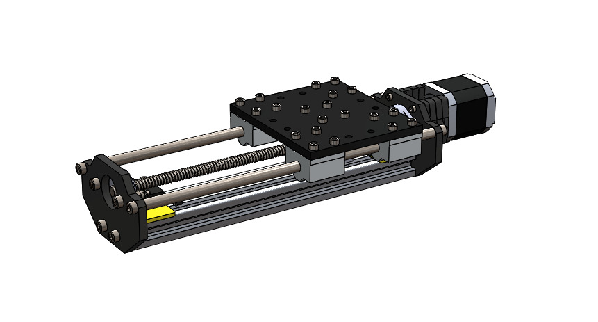 Linear Module - Screw Drive 3D model_7