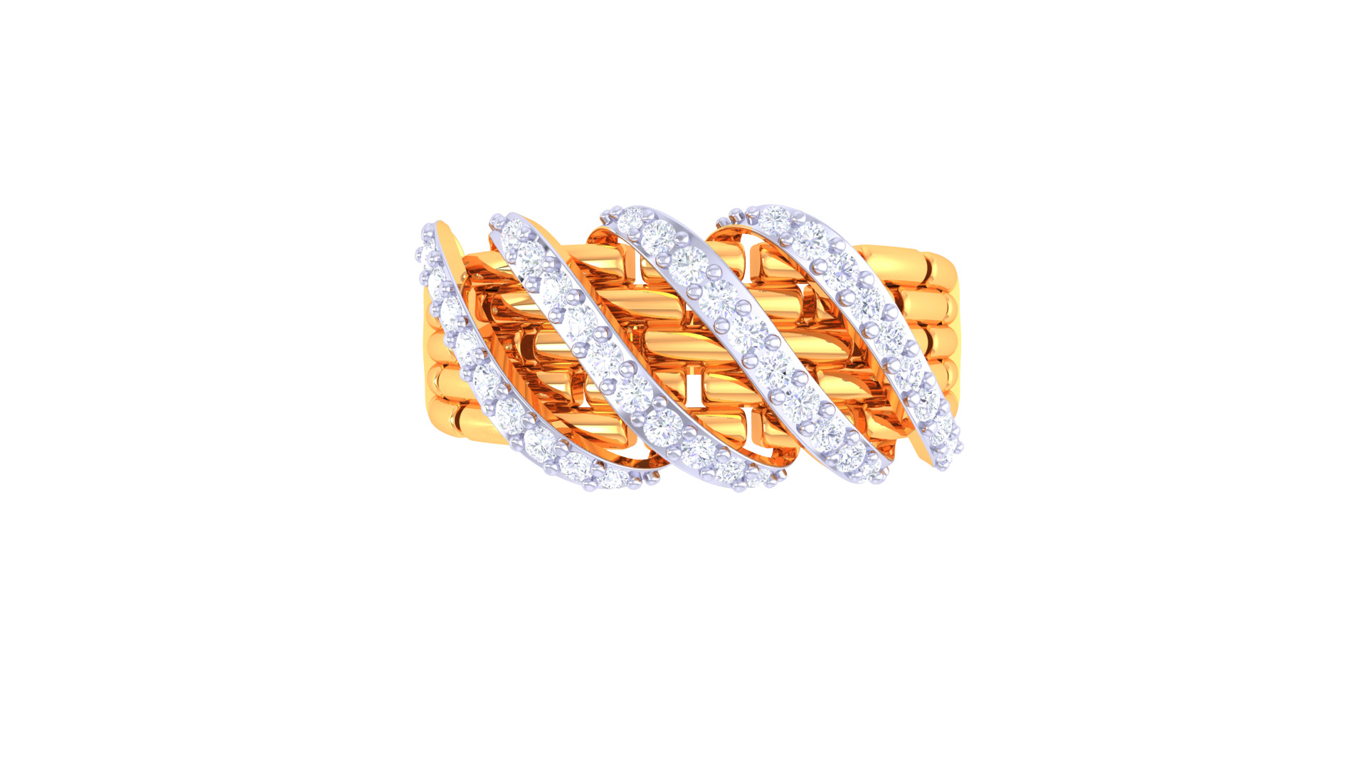 Women Ring  Render 3dm STL OBJ FBX Details 3D print model_3