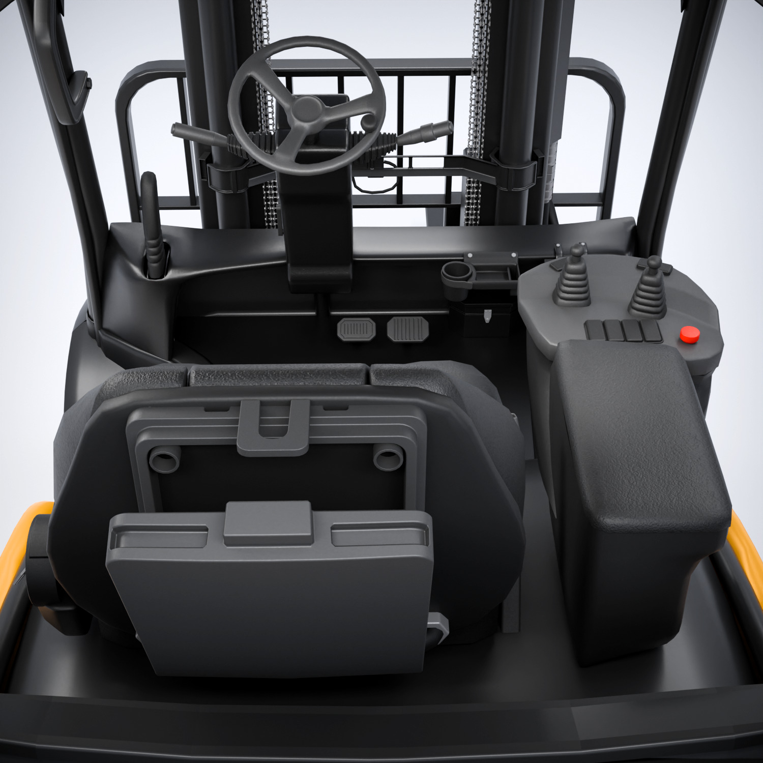 Forklift 3D model_4