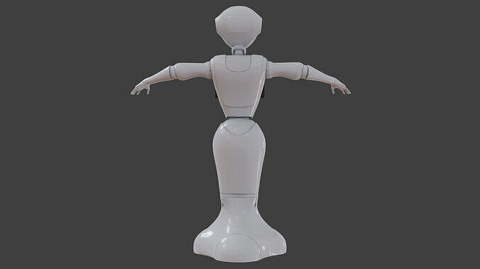 Robot Pepper Blender 3D model