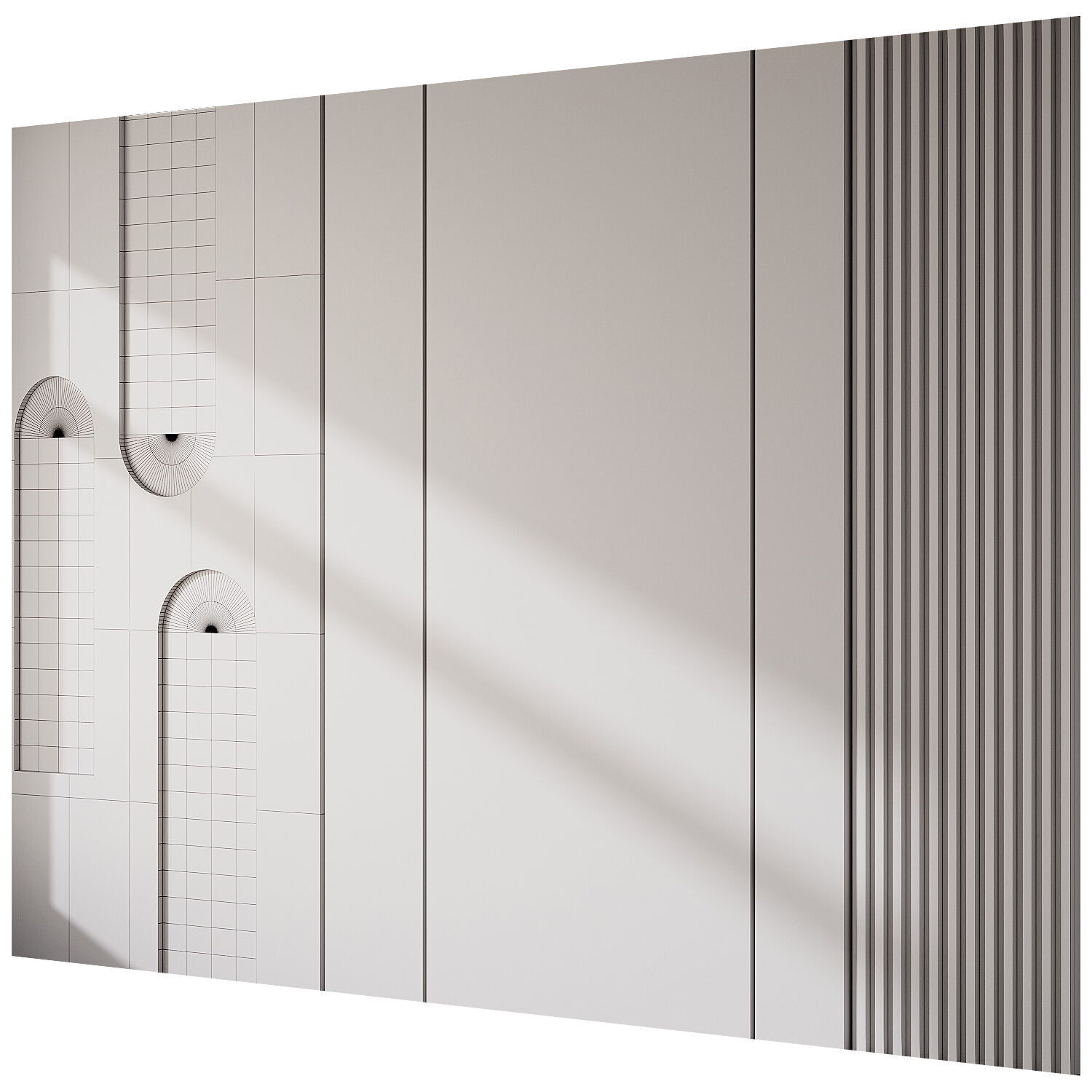 Wall 3D panel 36 3D model_2