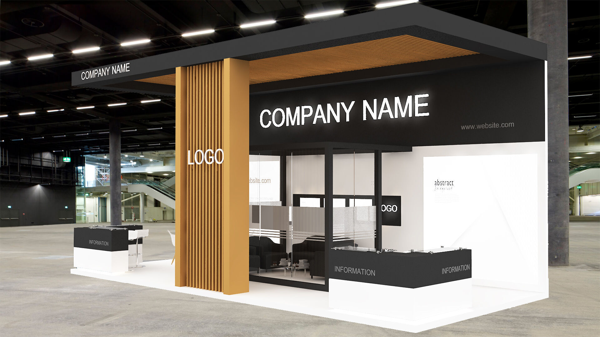 3d Exhibition Model 3D model_2