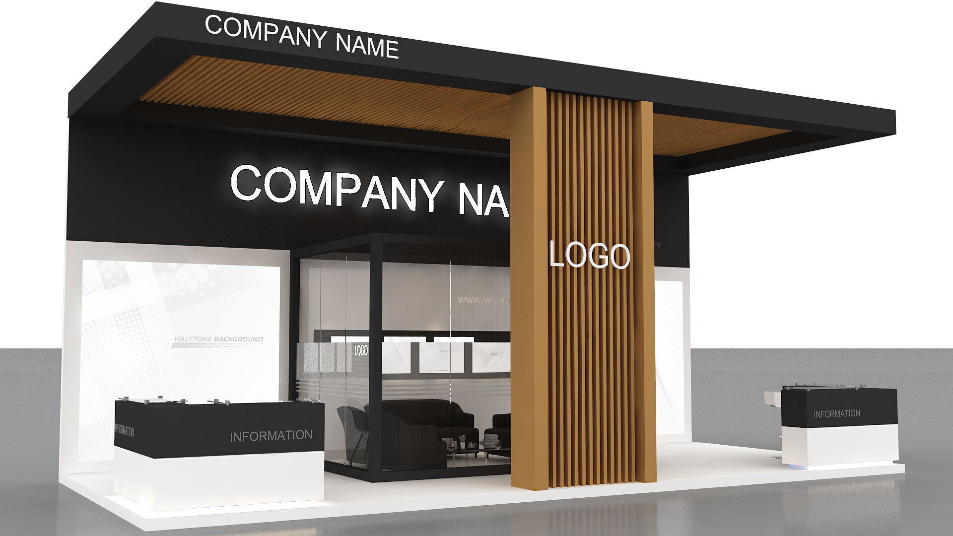 3d Exhibition Model 3D model_4