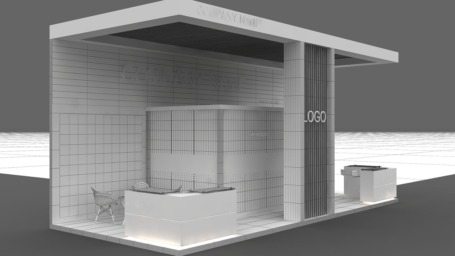 3d Exhibition Model 3D model_8