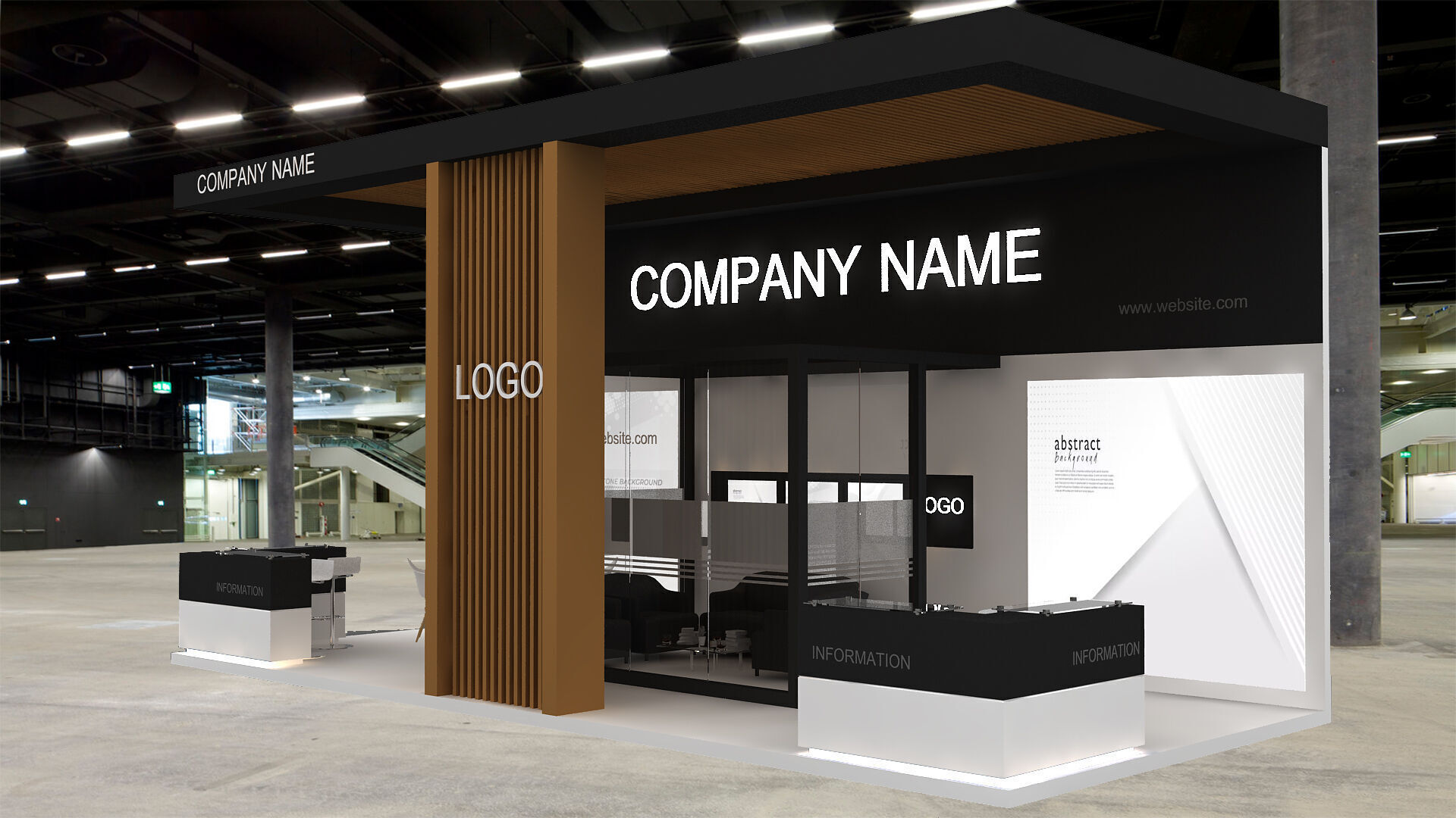 3d Exhibition Model 3D model_1