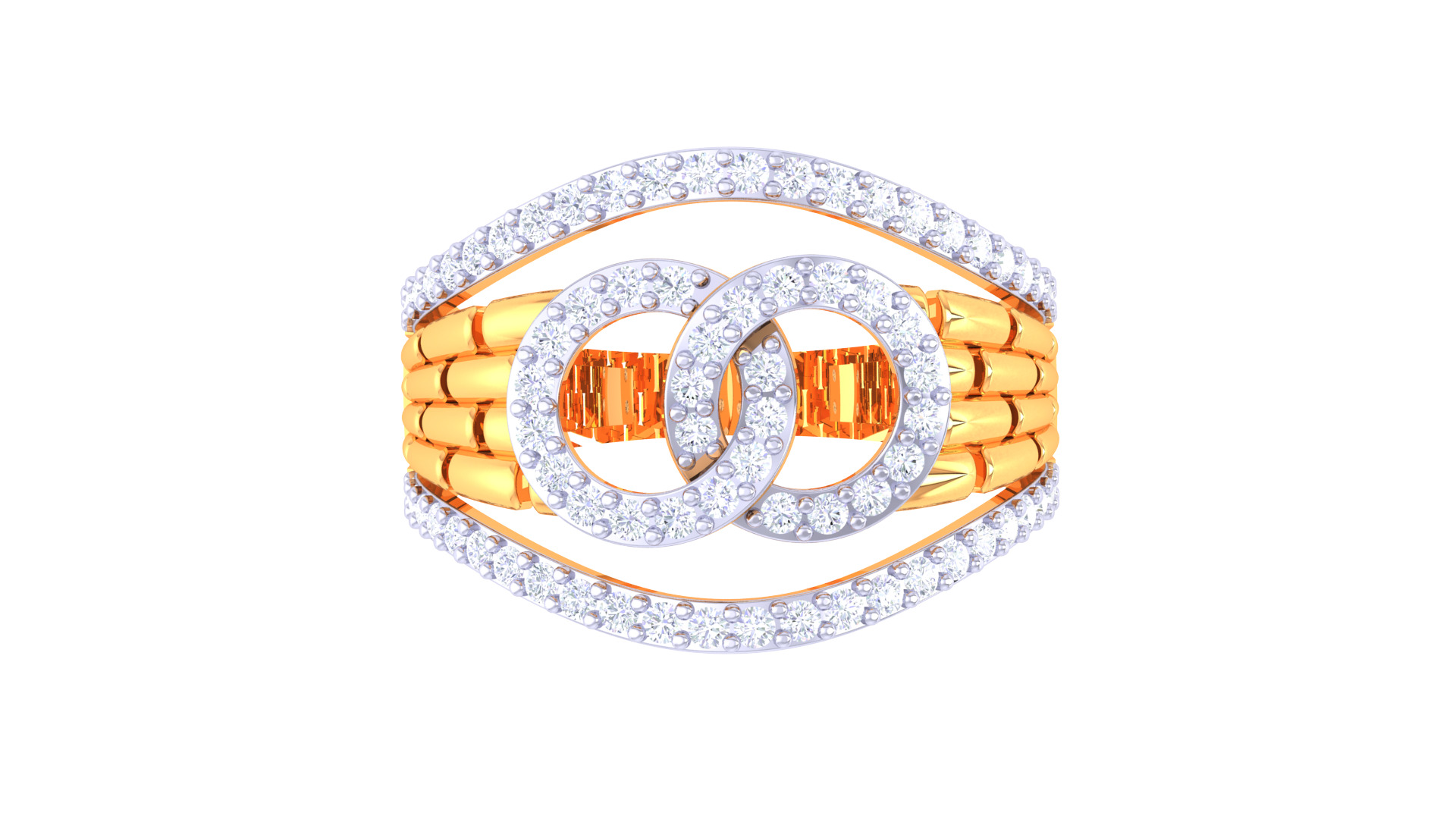 Women Ring  Render 3dm STL OBJ FBX Details 3D print model_3