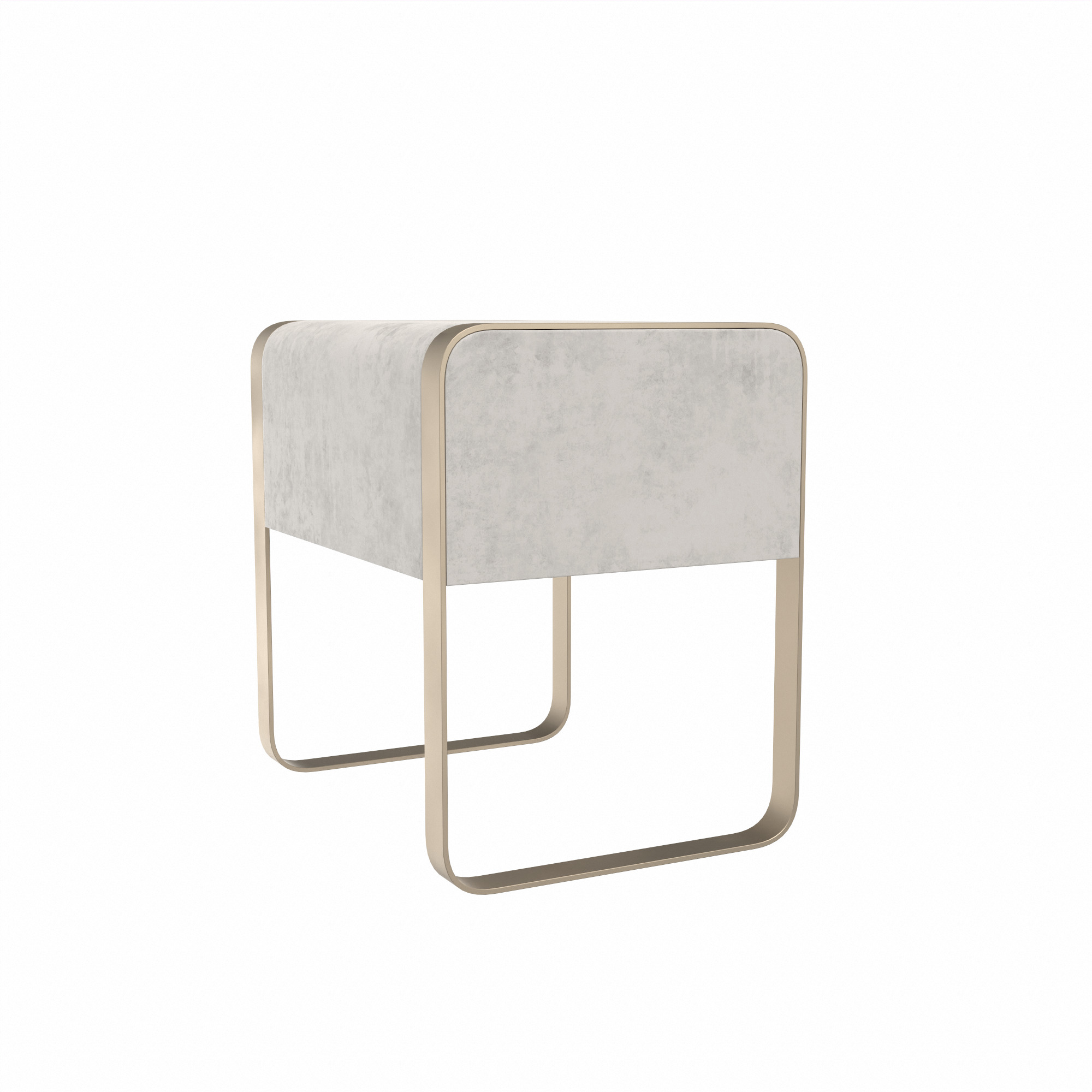 Nightstand Cantori Elvis bedside table with drawers 3D model_14