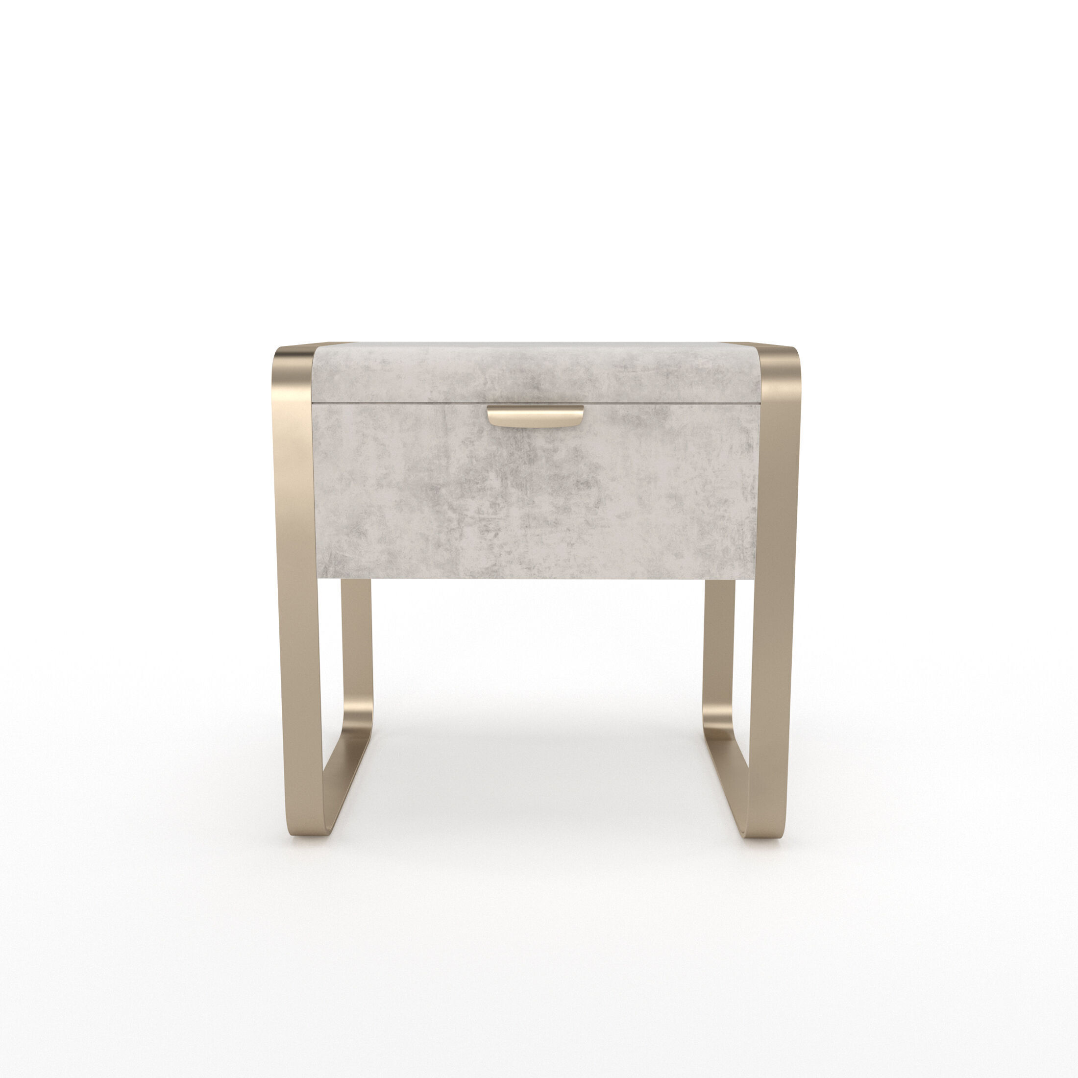 Nightstand Cantori Elvis bedside table with drawers 3D model_7