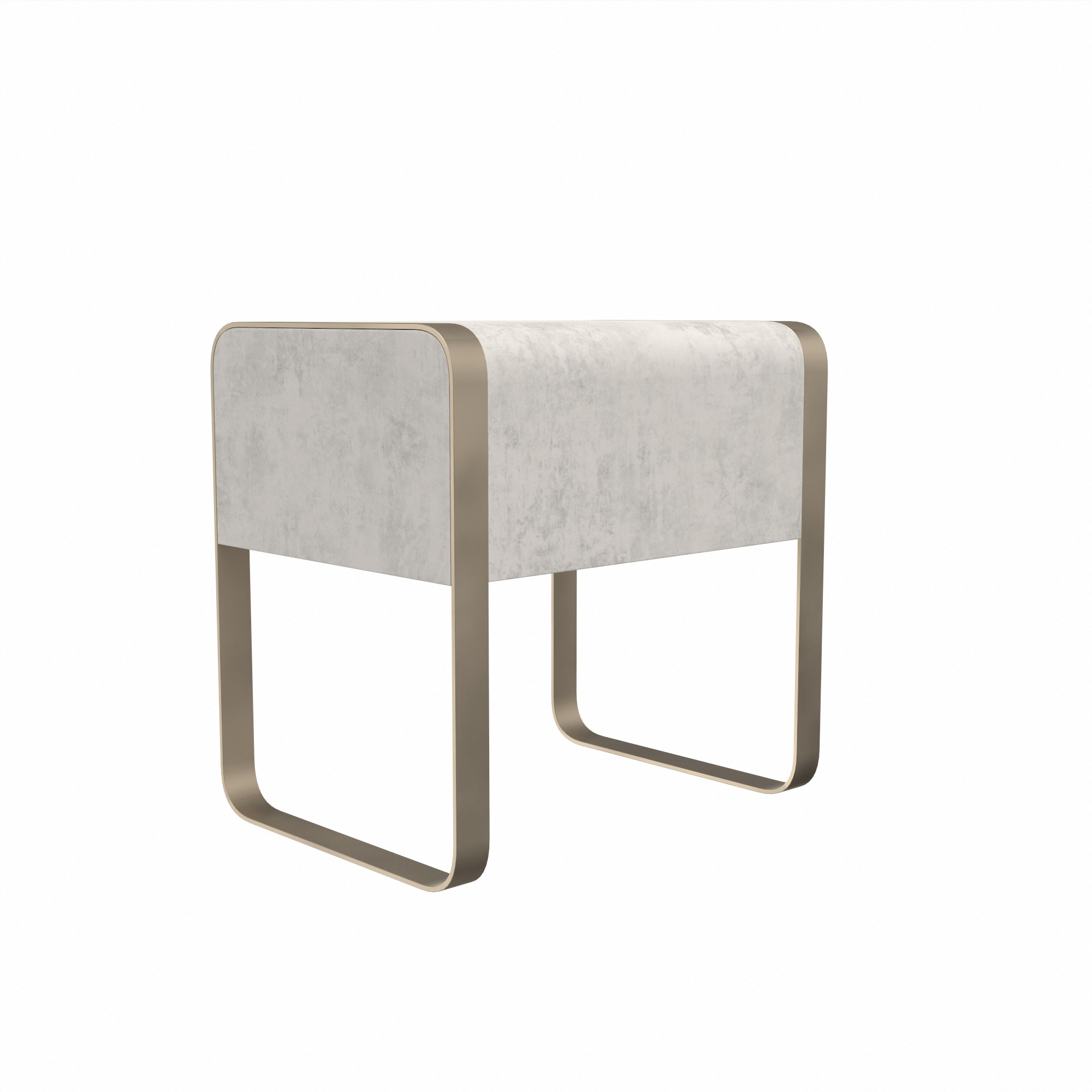 Nightstand Cantori Elvis bedside table with drawers 3D model_16