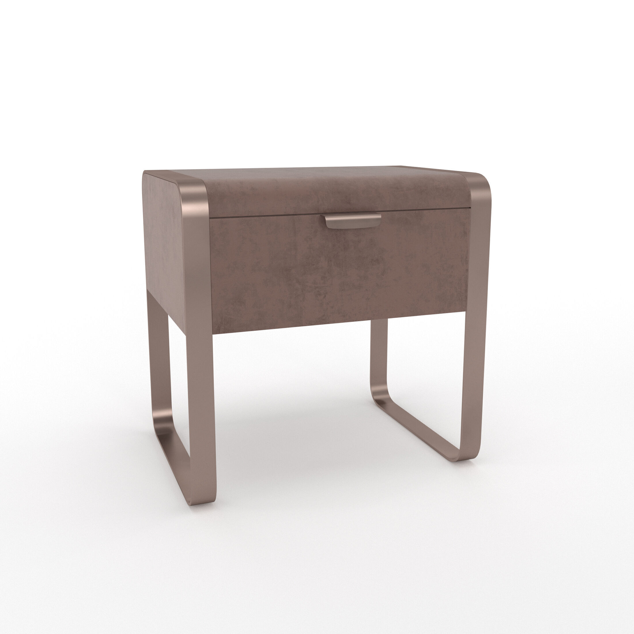 Nightstand Cantori Elvis bedside table with drawers 3D model_3