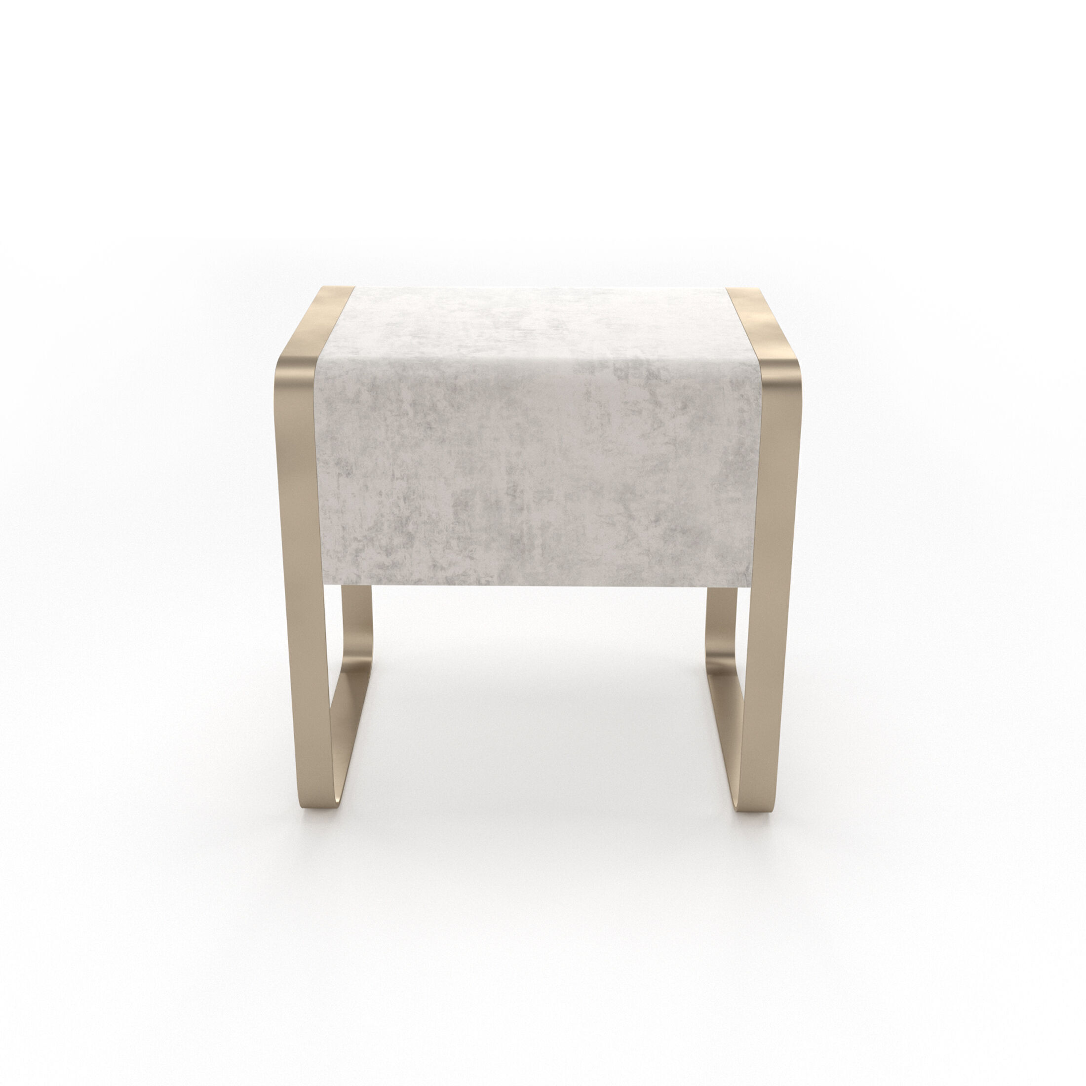 Nightstand Cantori Elvis bedside table with drawers 3D model_11