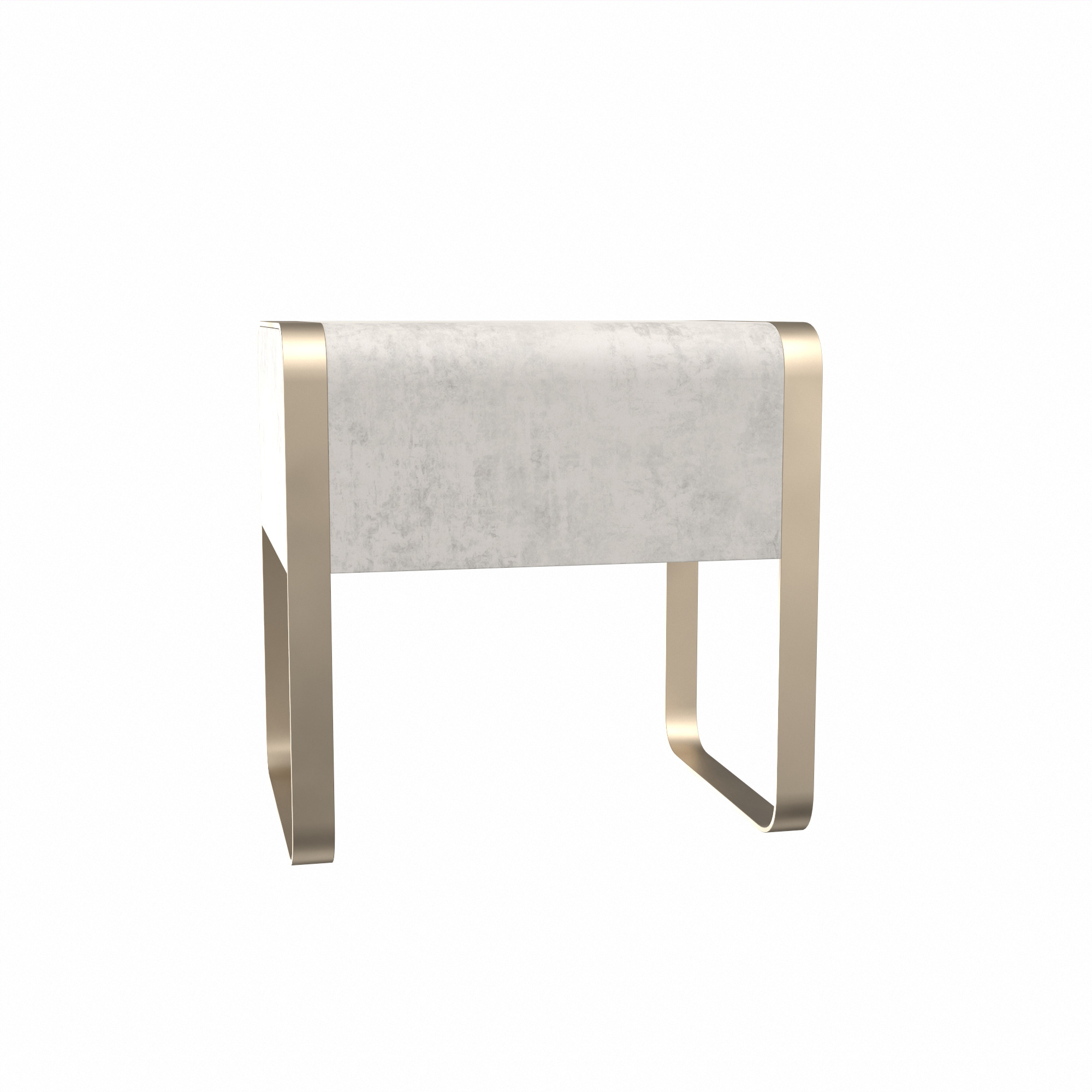 Nightstand Cantori Elvis bedside table with drawers 3D model_15