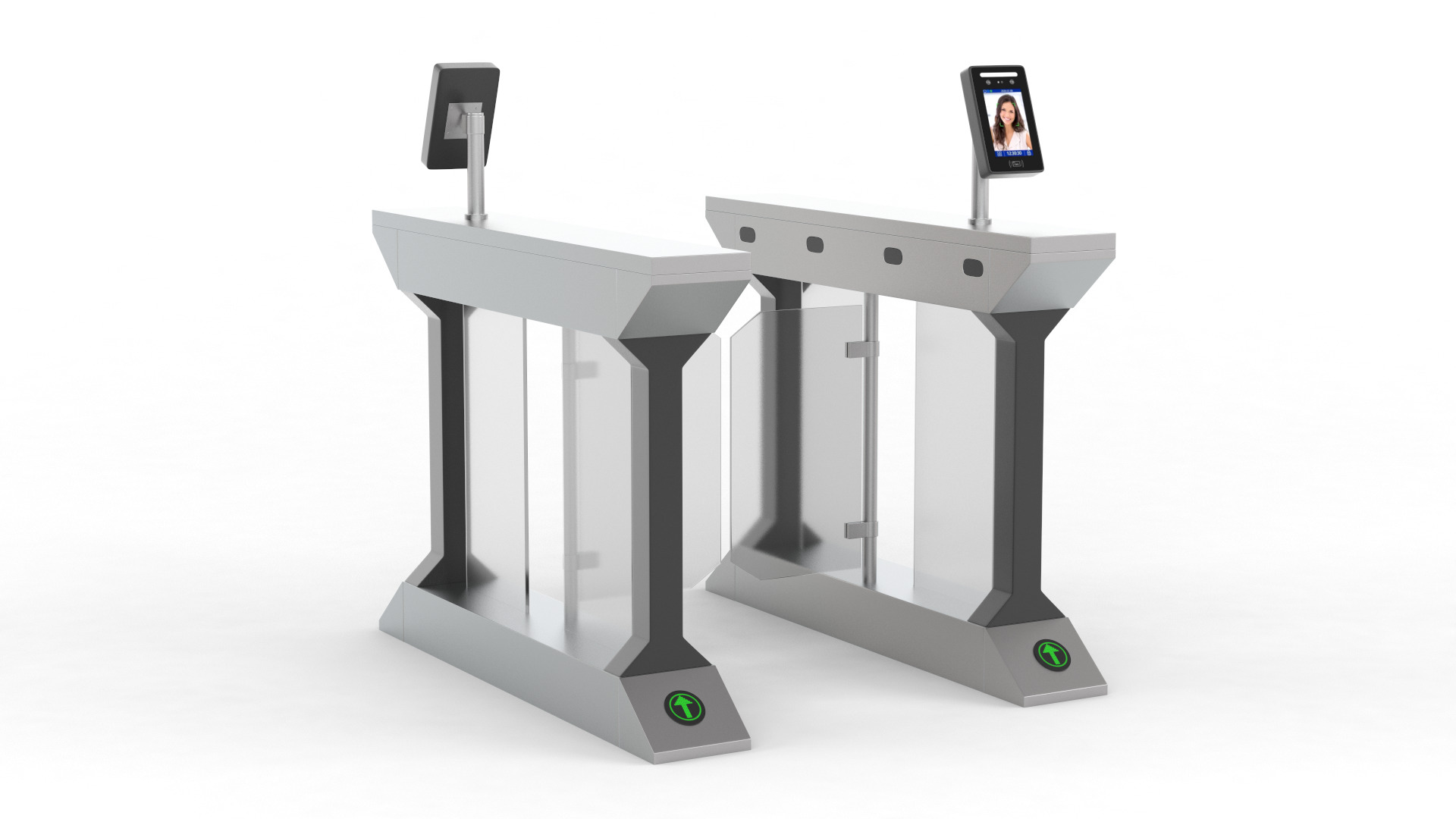 Turnstile Gate 3D model_2