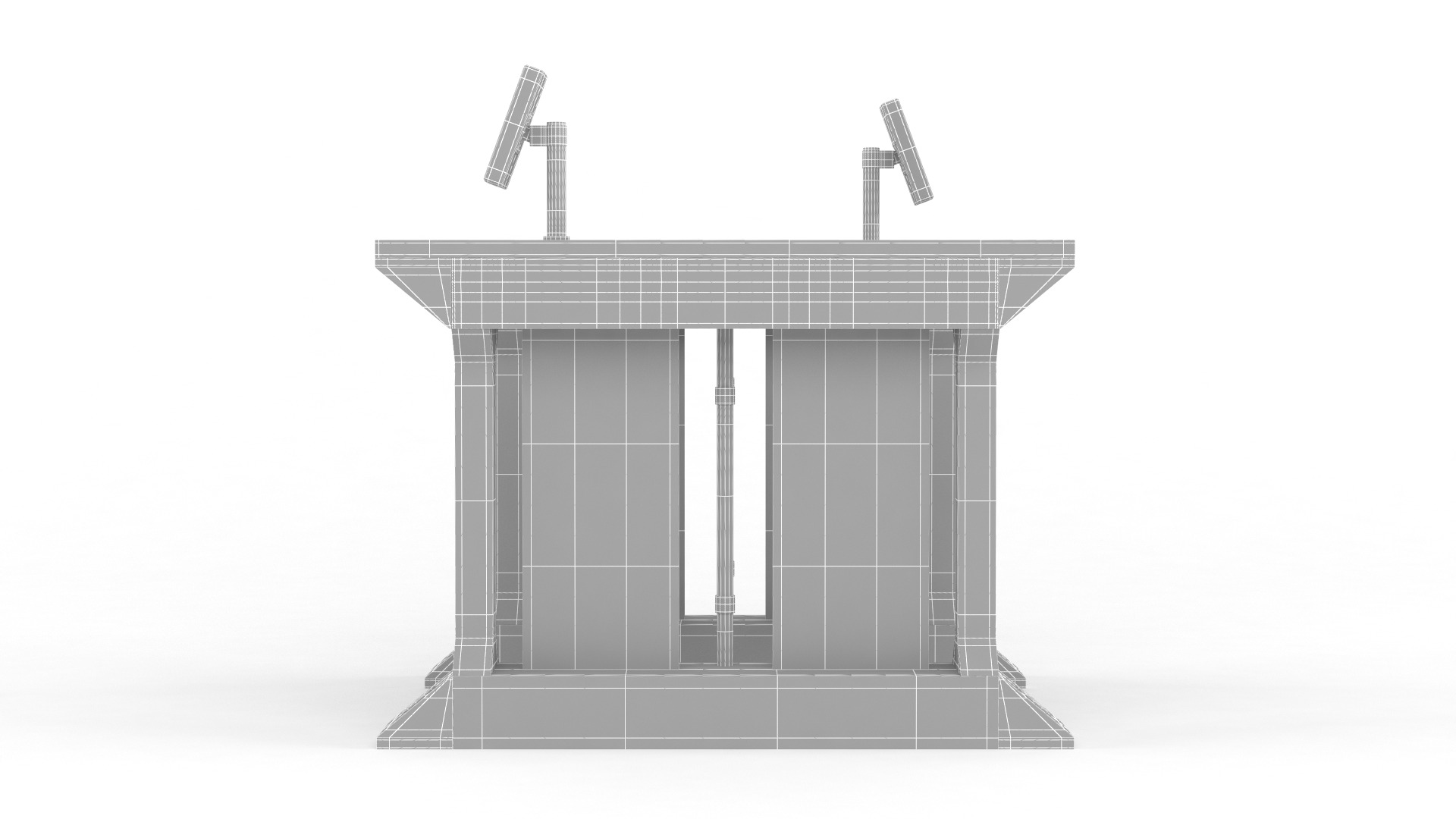 Turnstile Gate 3D model_6