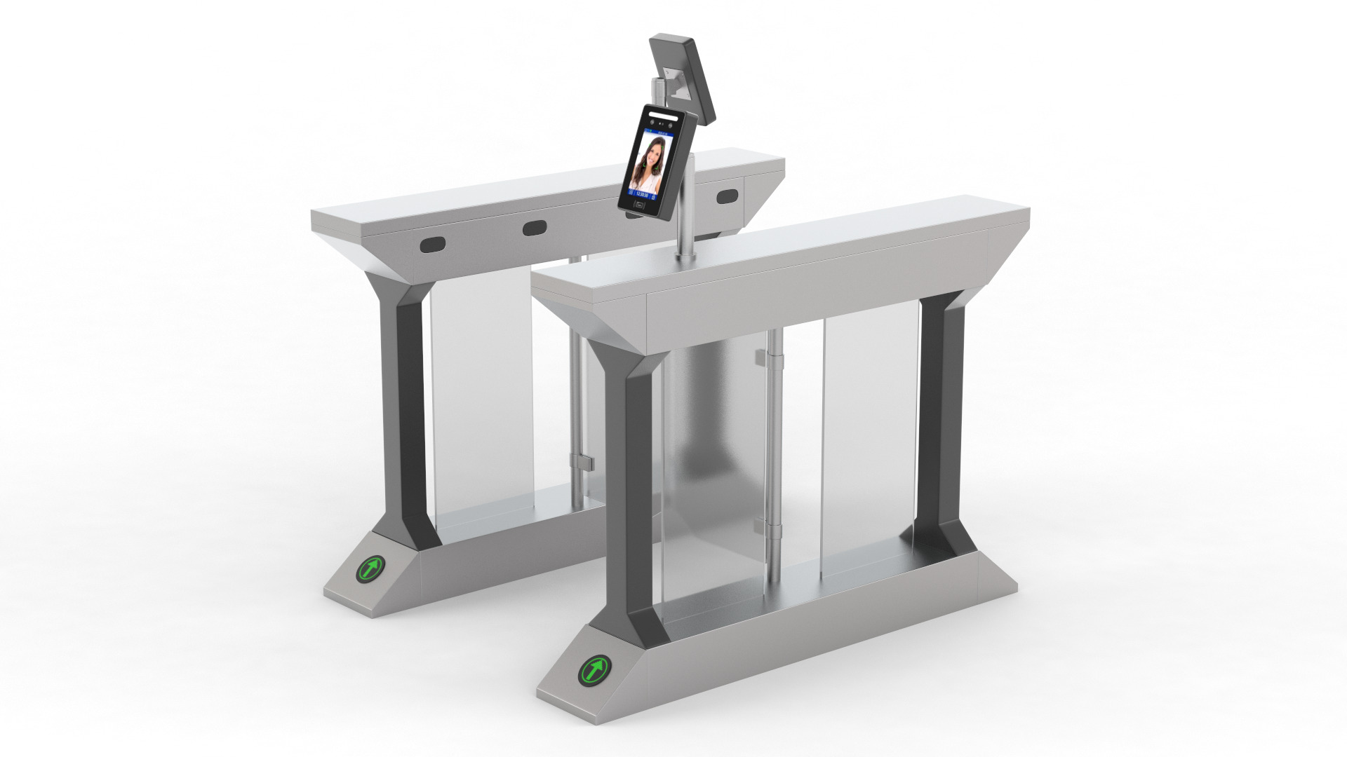 Turnstile Gate 3D model_4