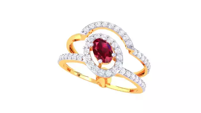 Women Ring  Render 3dm STL OBJ FBX Details