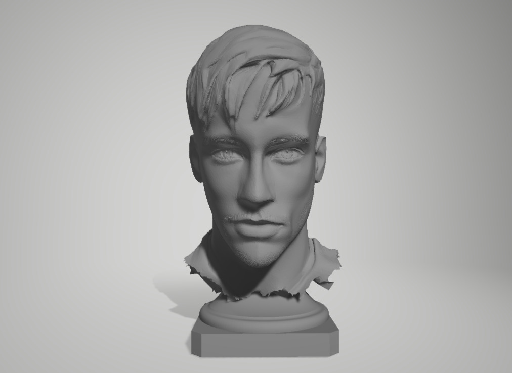 Neymar Jr 3D print model_1