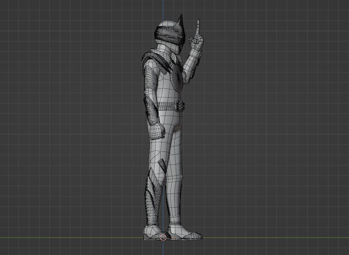 GozyuWolf -  No1 Sentai Gozyuger 3D model_16