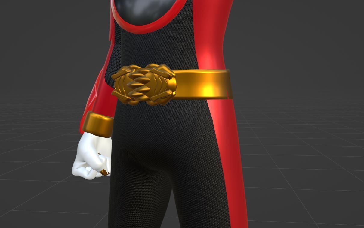 GozyuWolf -  No1 Sentai Gozyuger 3D model_11