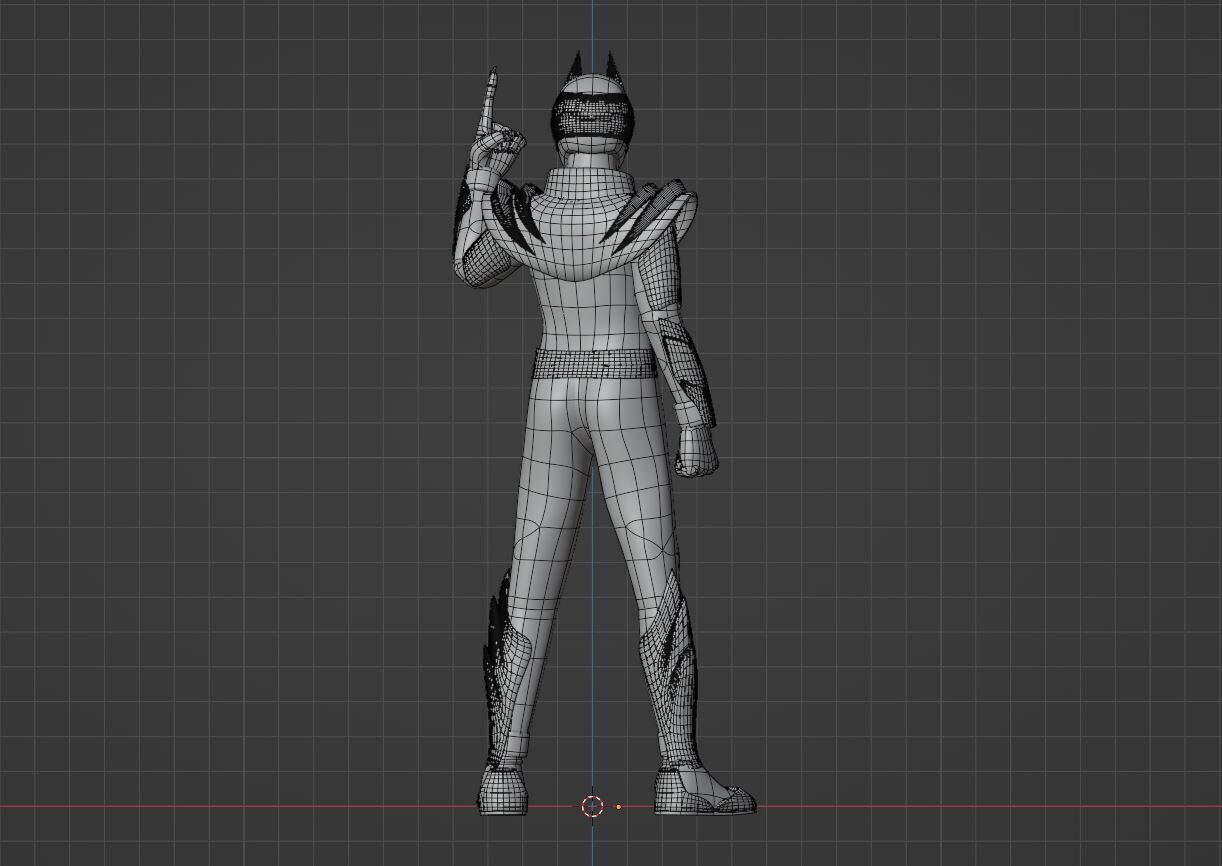 GozyuWolf -  No1 Sentai Gozyuger 3D model_15