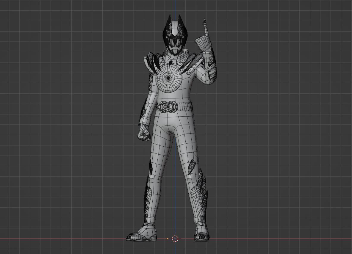 GozyuWolf -  No1 Sentai Gozyuger 3D model_13