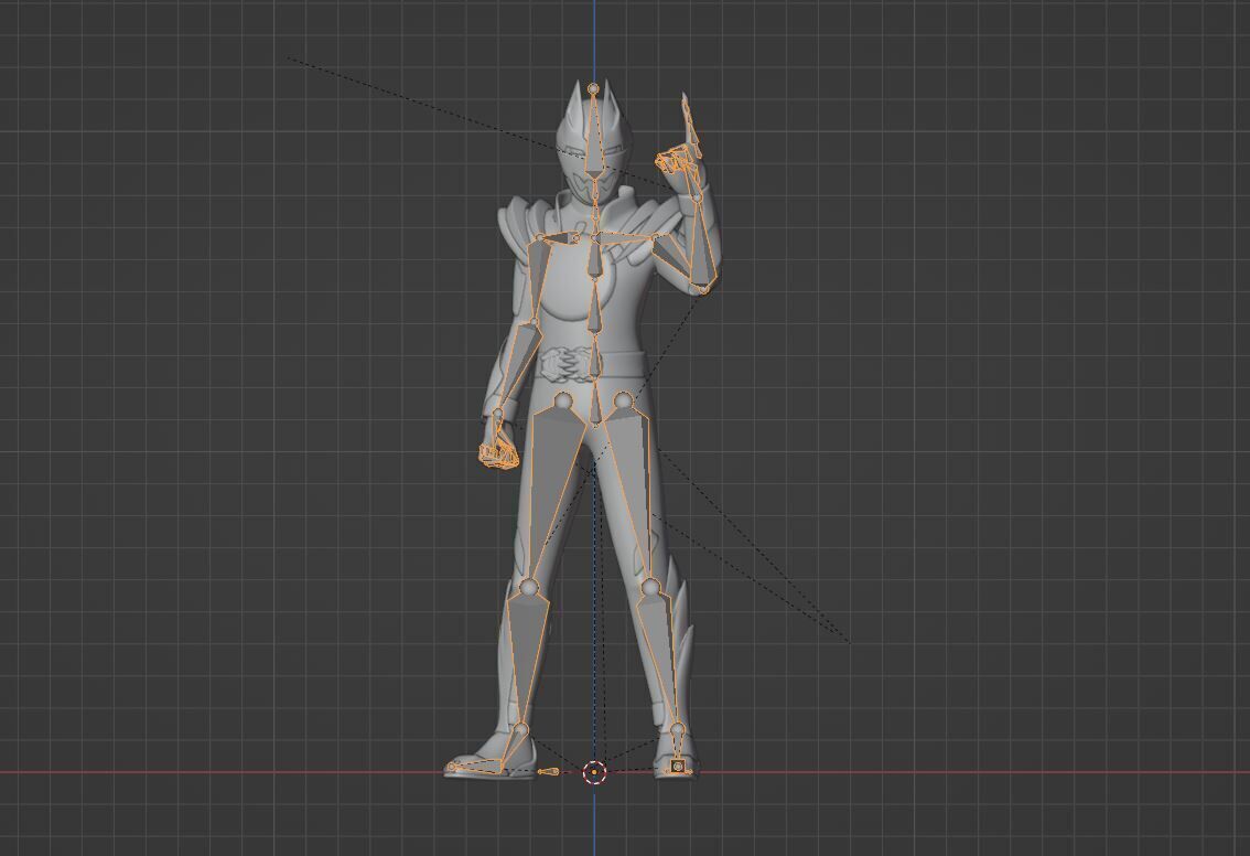 GozyuWolf -  No1 Sentai Gozyuger 3D model_17