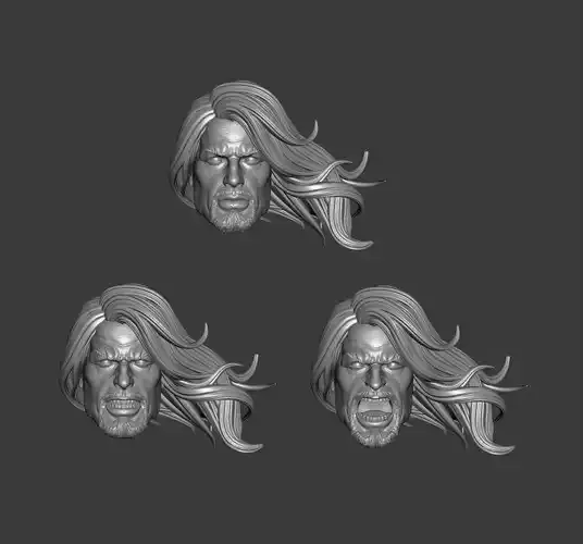 DC AQUAMAN EXPRESSIONS 3-PACK HEADSCULPT