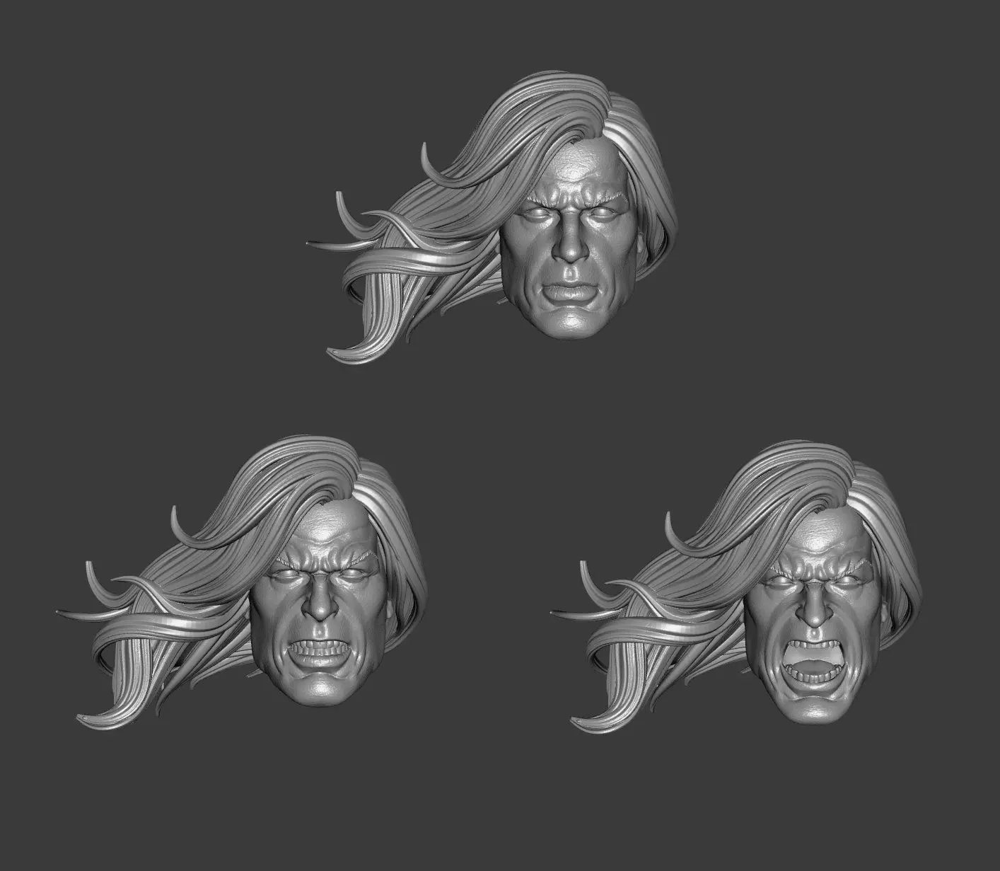 MARVEL SENTRY EXPRESSIONS 3-PACK HEADSCULPT 3D print model