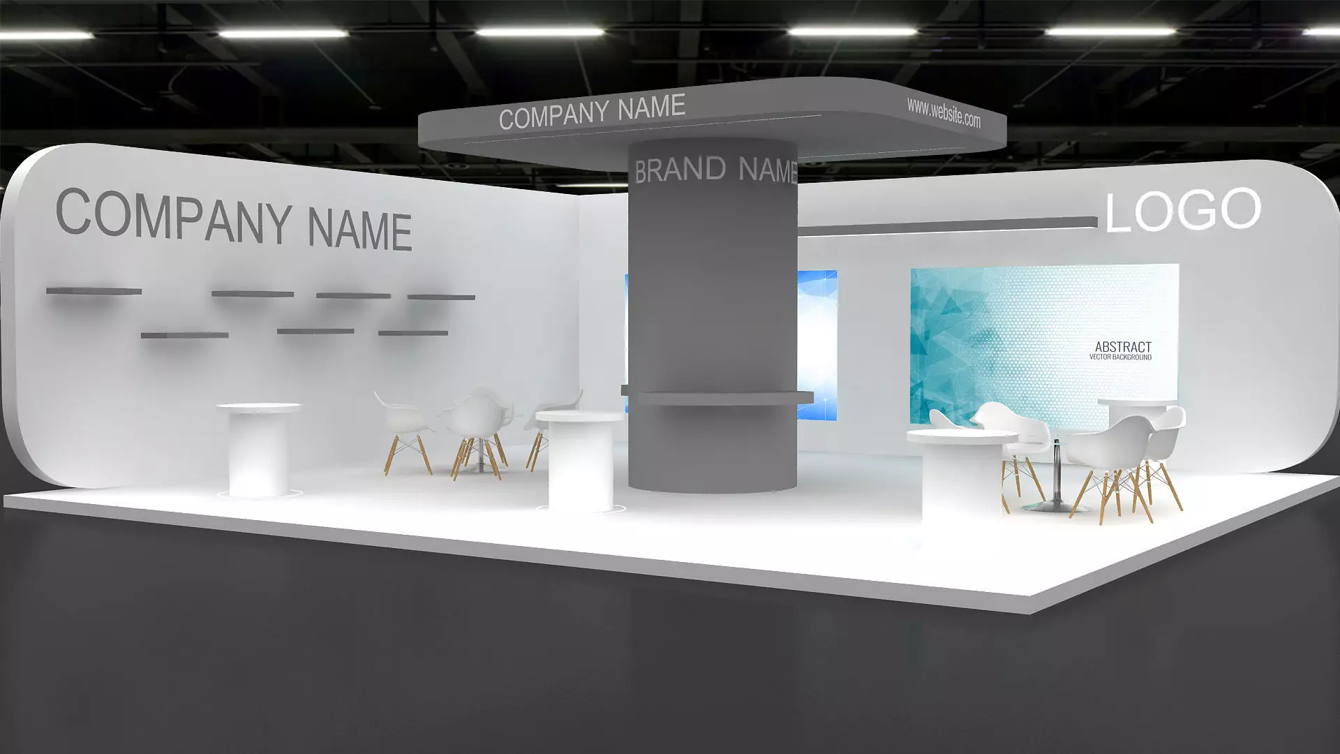 3d model Booth 3D model_0