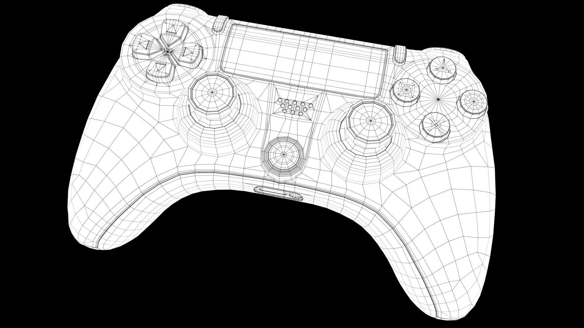 Gamepad  joystik 3D model_16