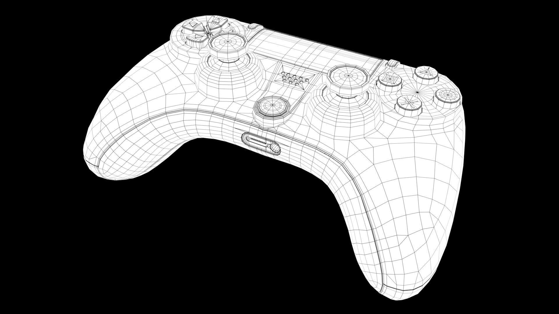 Gamepad  joystik 3D model_15