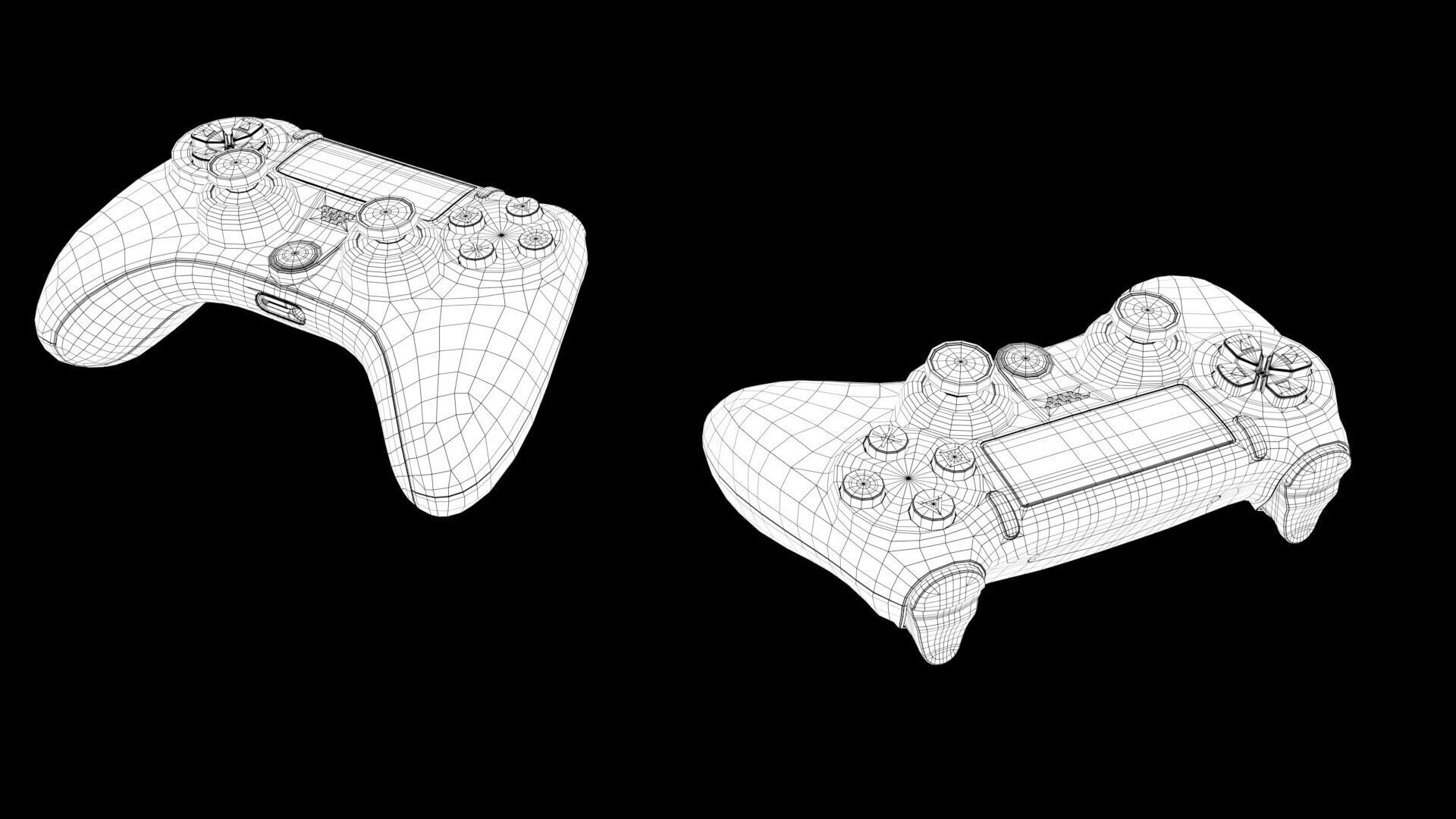 Gamepad  joystik 3D model_14