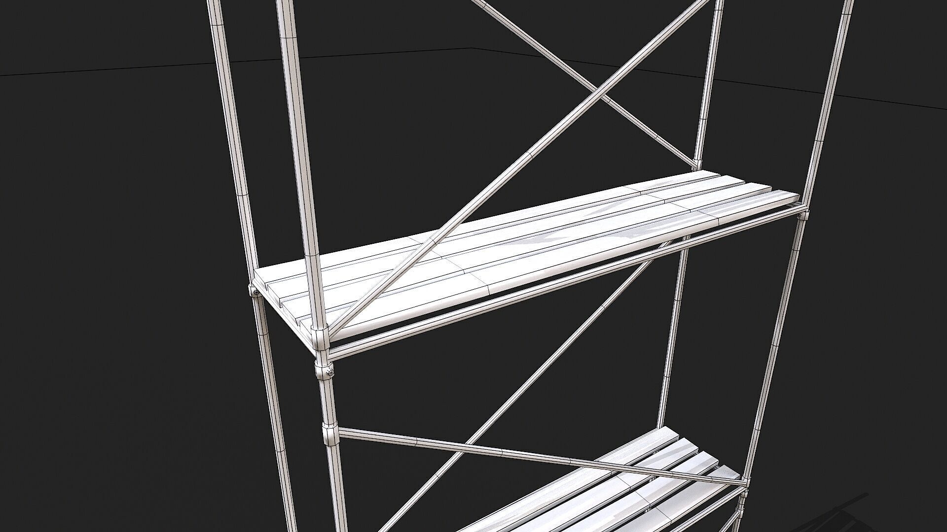 Building Construction and Scaffolding Low-poly 3D model_13