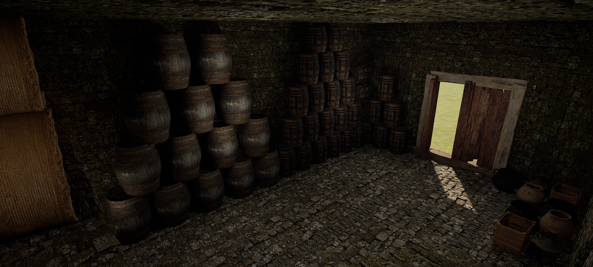 Village Environment Interior Exterior 3D model_38