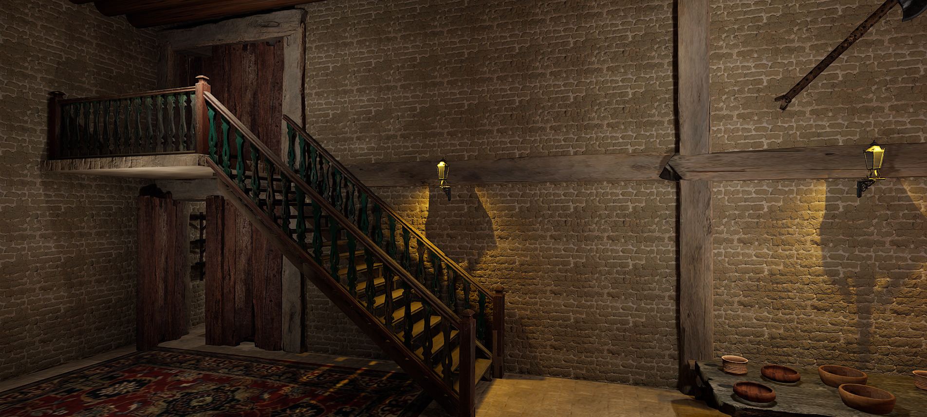 Village Environment Interior Exterior 3D model_41