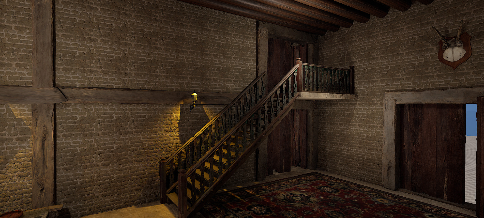 Village Environment Interior Exterior 3D model_43