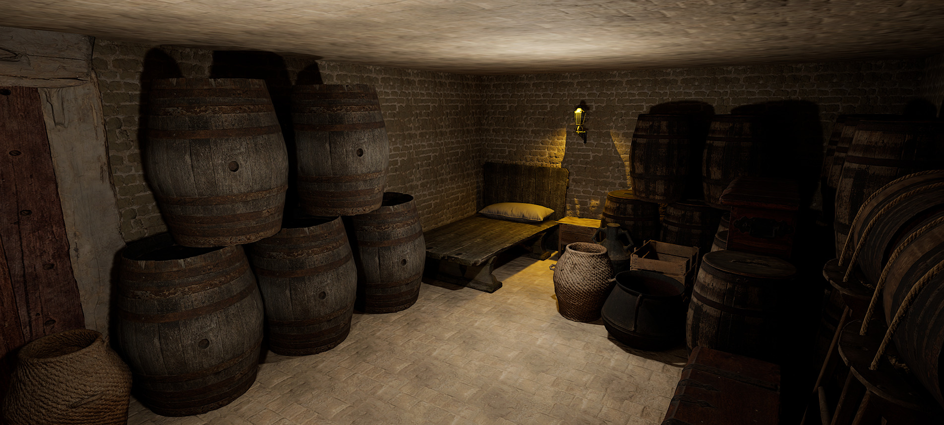 Village Environment Interior Exterior 3D model_33